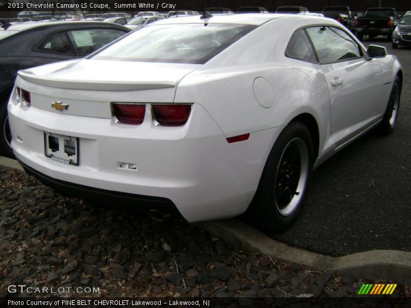 Summit White / Gray 2013 Chevrolet Camaro LS Coupe