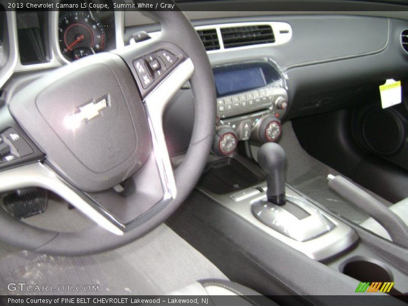 Summit White / Gray 2013 Chevrolet Camaro LS Coupe