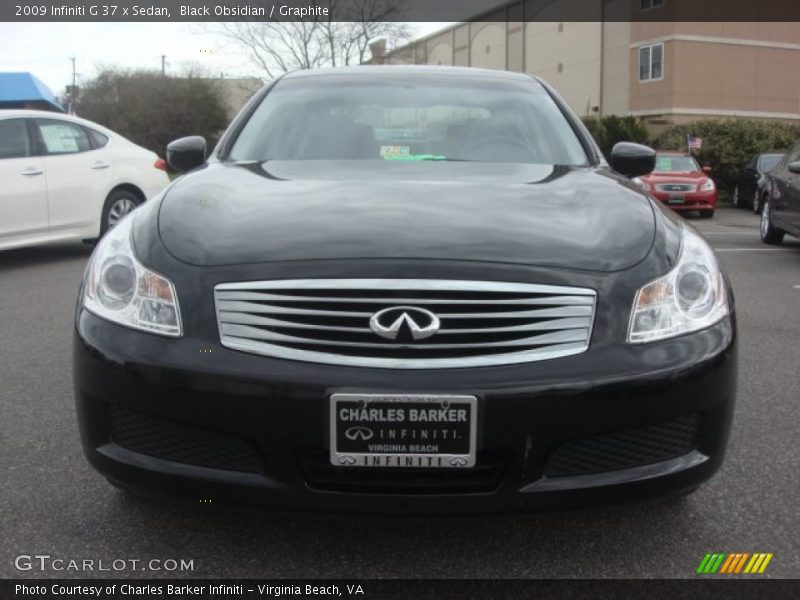 Black Obsidian / Graphite 2009 Infiniti G 37 x Sedan