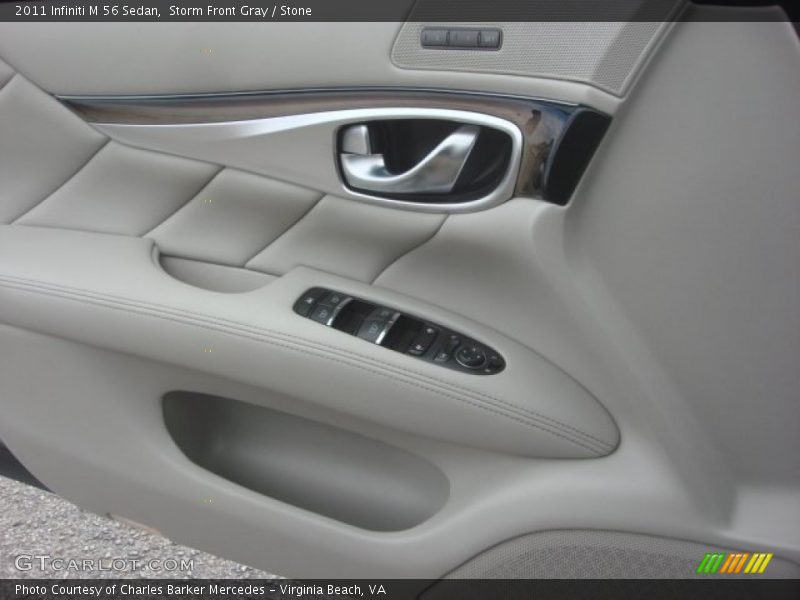 Storm Front Gray / Stone 2011 Infiniti M 56 Sedan