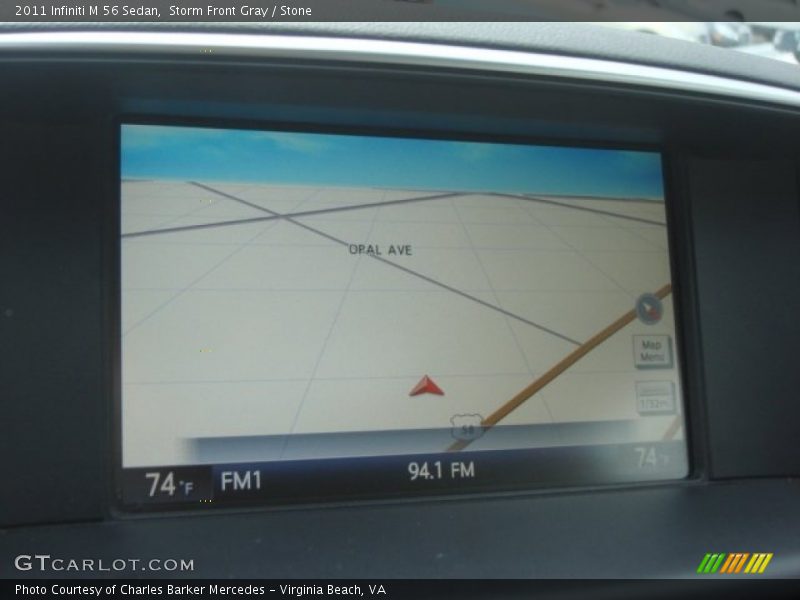 Storm Front Gray / Stone 2011 Infiniti M 56 Sedan