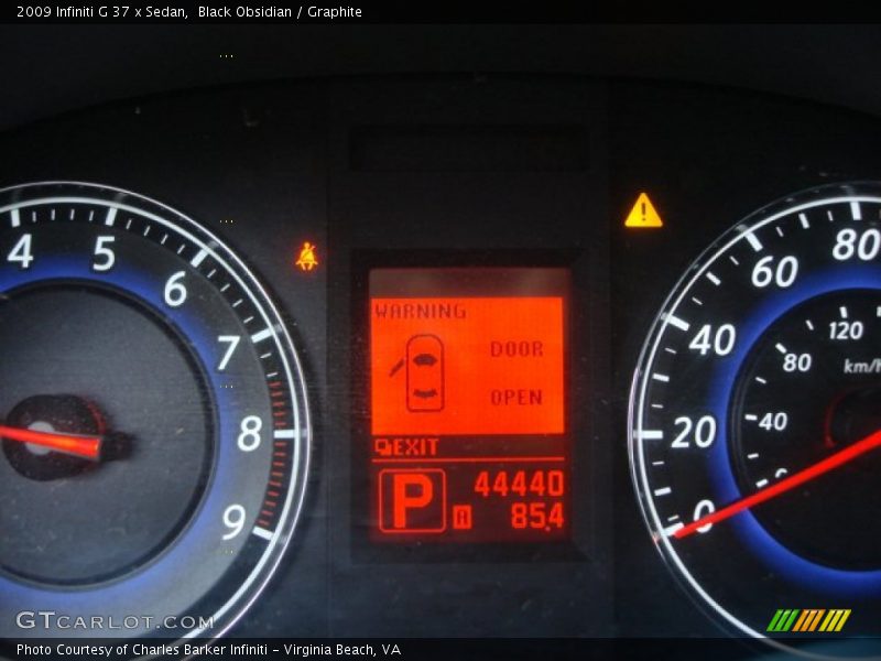 Black Obsidian / Graphite 2009 Infiniti G 37 x Sedan