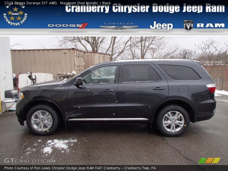 Maximum Steel Metallic / Black 2013 Dodge Durango SXT AWD