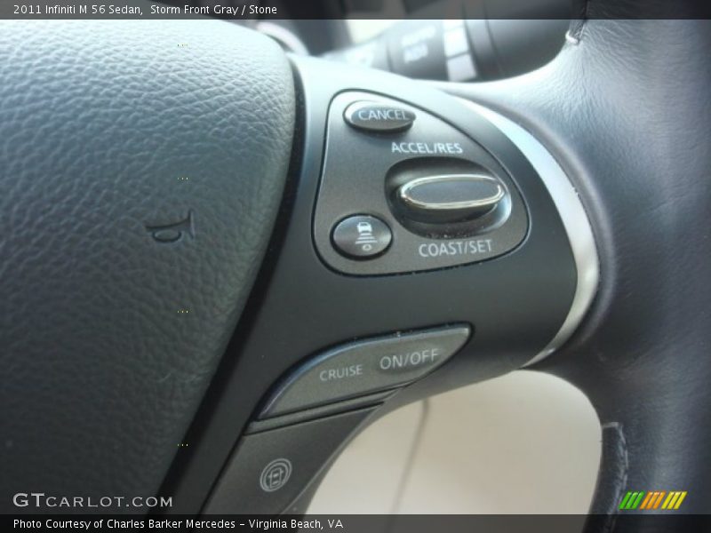 Storm Front Gray / Stone 2011 Infiniti M 56 Sedan