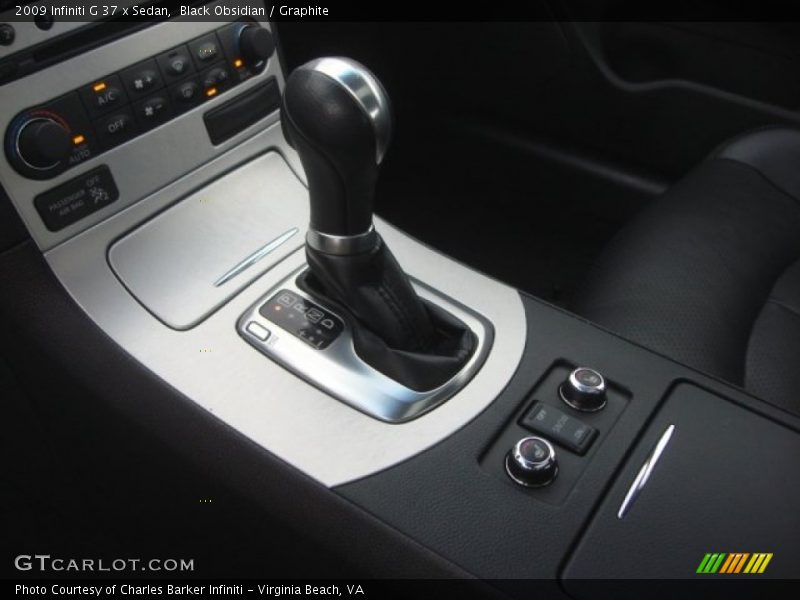 Black Obsidian / Graphite 2009 Infiniti G 37 x Sedan