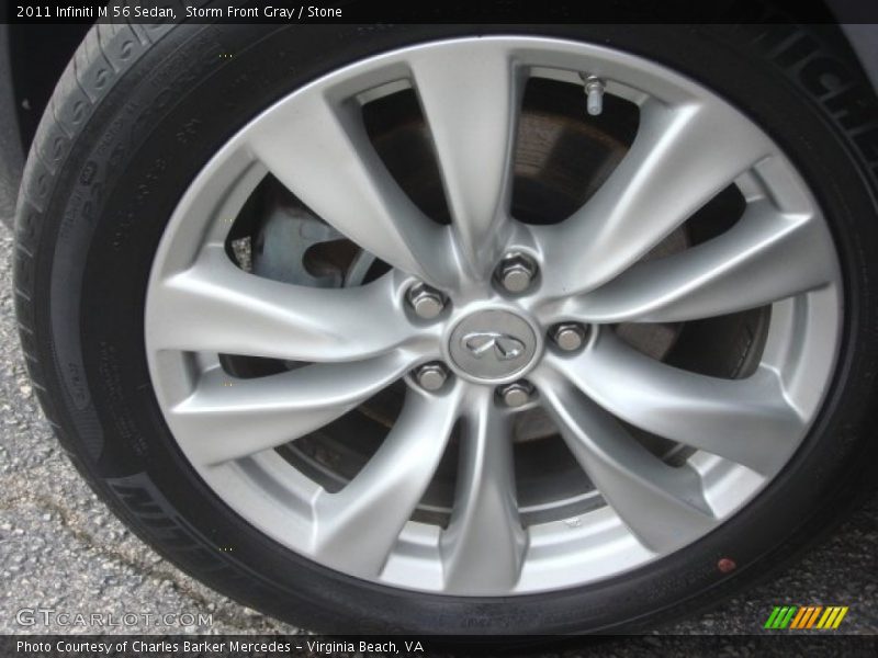 Storm Front Gray / Stone 2011 Infiniti M 56 Sedan