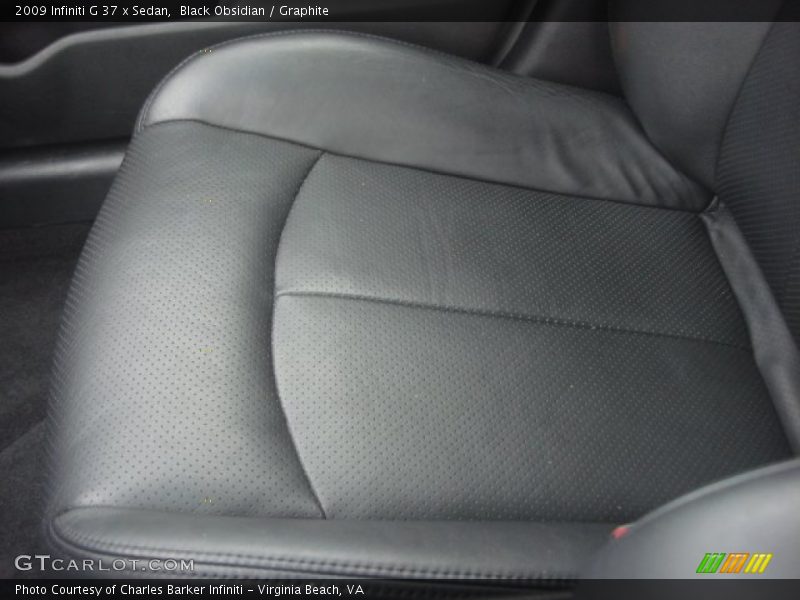Black Obsidian / Graphite 2009 Infiniti G 37 x Sedan