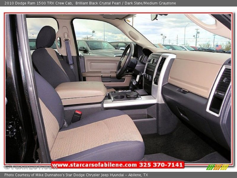 Brilliant Black Crystal Pearl / Dark Slate/Medium Graystone 2010 Dodge Ram 1500 TRX Crew Cab