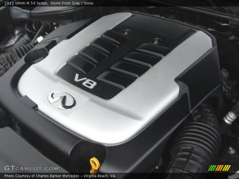 Storm Front Gray / Stone 2011 Infiniti M 56 Sedan