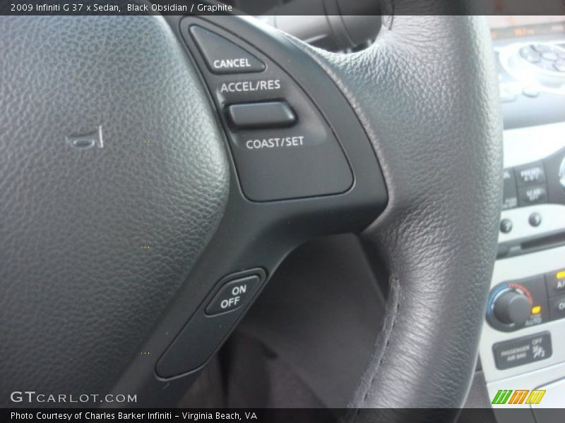 Black Obsidian / Graphite 2009 Infiniti G 37 x Sedan
