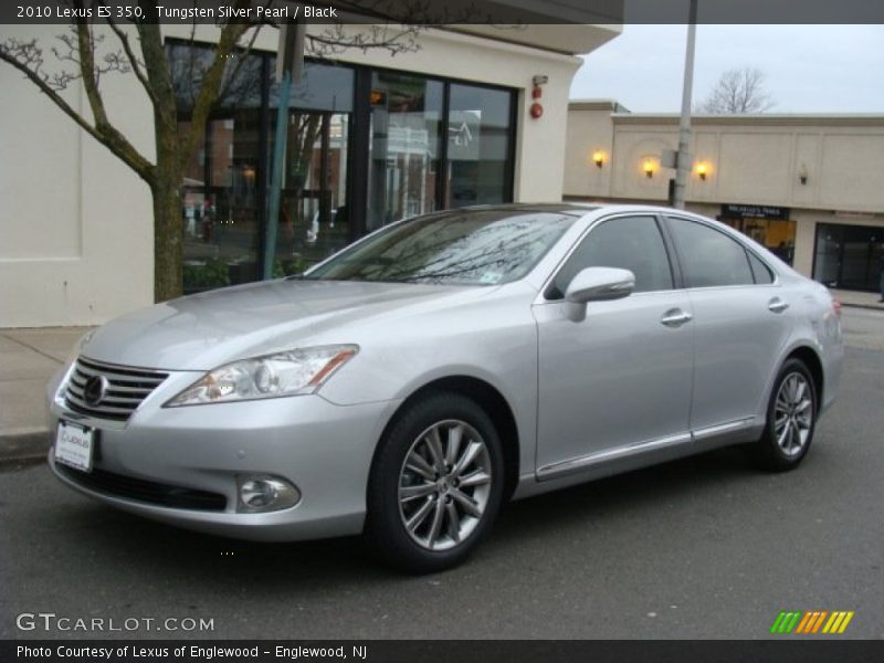 Tungsten Silver Pearl / Black 2010 Lexus ES 350