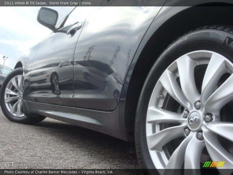 Storm Front Gray / Stone 2011 Infiniti M 56 Sedan