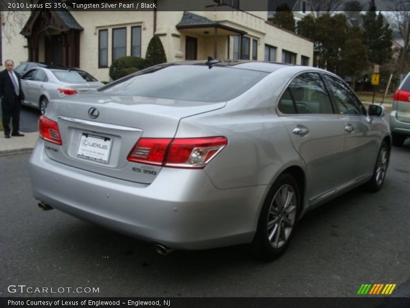 Tungsten Silver Pearl / Black 2010 Lexus ES 350