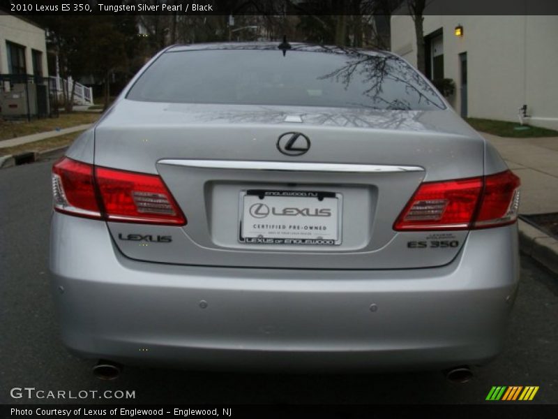 Tungsten Silver Pearl / Black 2010 Lexus ES 350