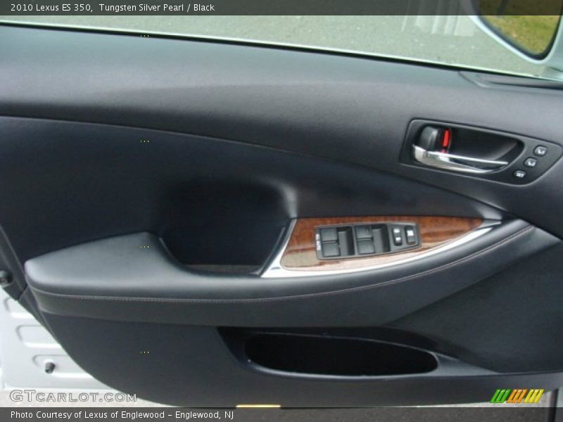 Tungsten Silver Pearl / Black 2010 Lexus ES 350