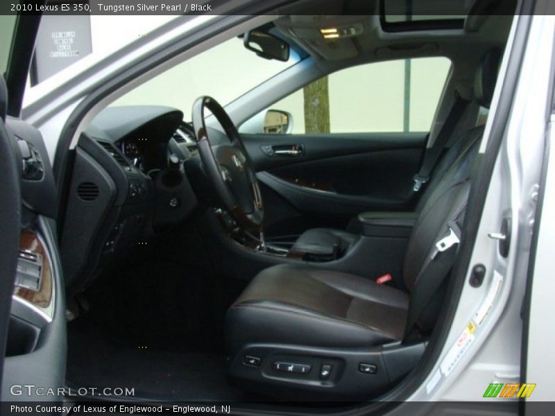 Tungsten Silver Pearl / Black 2010 Lexus ES 350