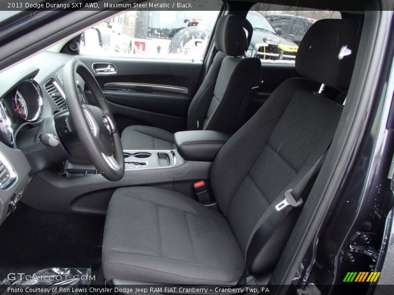 Front Seat of 2013 Durango SXT AWD