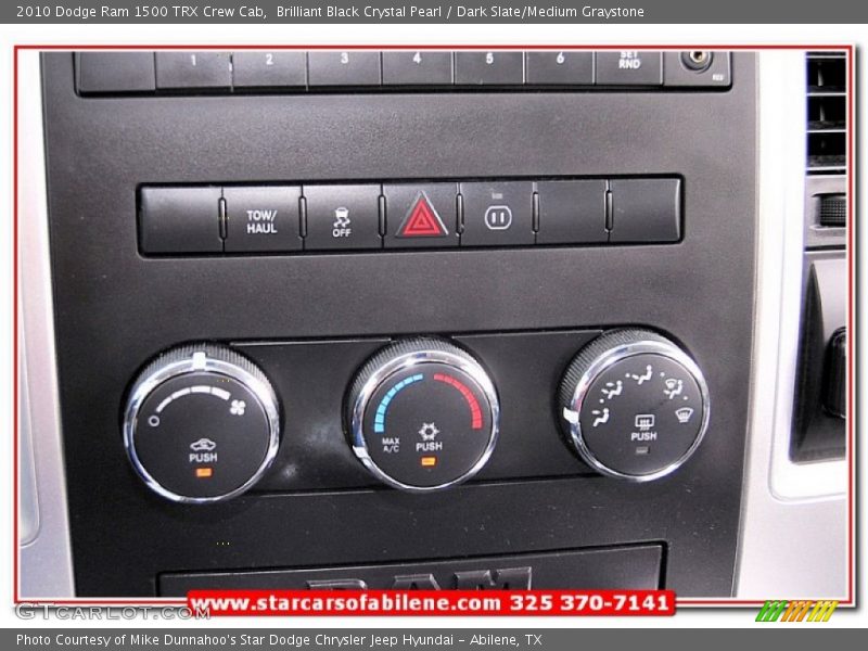 Brilliant Black Crystal Pearl / Dark Slate/Medium Graystone 2010 Dodge Ram 1500 TRX Crew Cab
