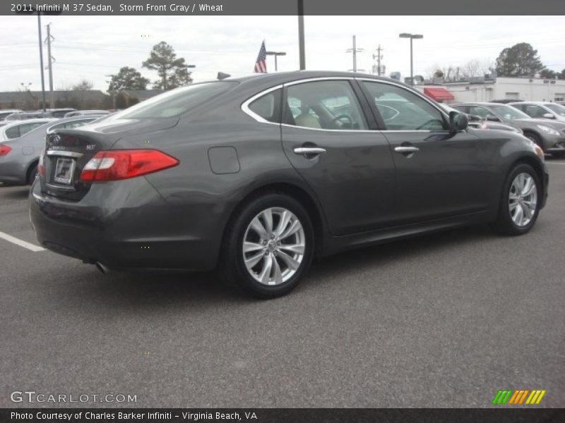 Storm Front Gray / Wheat 2011 Infiniti M 37 Sedan