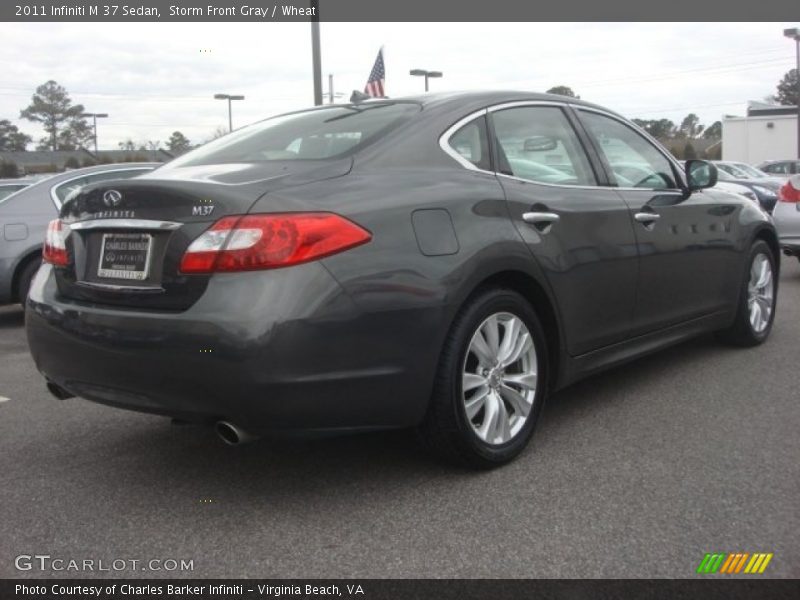 Storm Front Gray / Wheat 2011 Infiniti M 37 Sedan