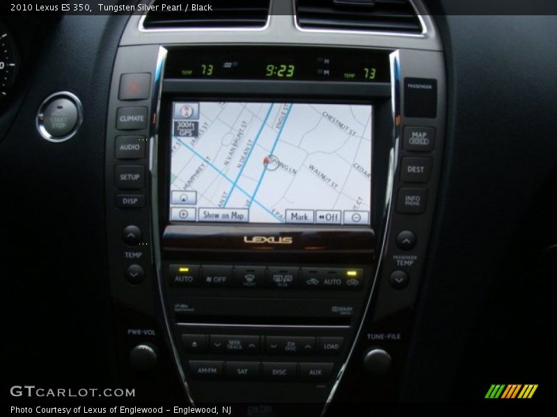 Tungsten Silver Pearl / Black 2010 Lexus ES 350