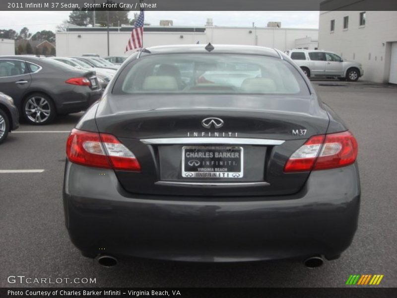 Storm Front Gray / Wheat 2011 Infiniti M 37 Sedan