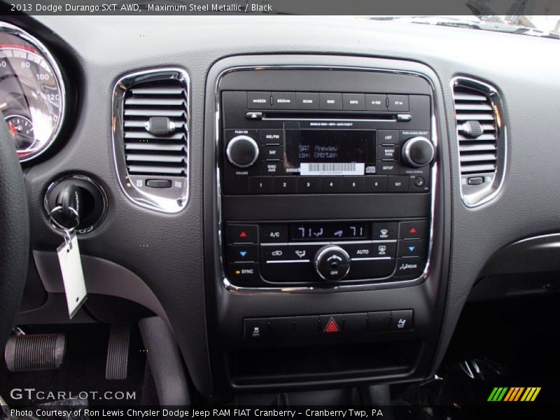 Controls of 2013 Durango SXT AWD