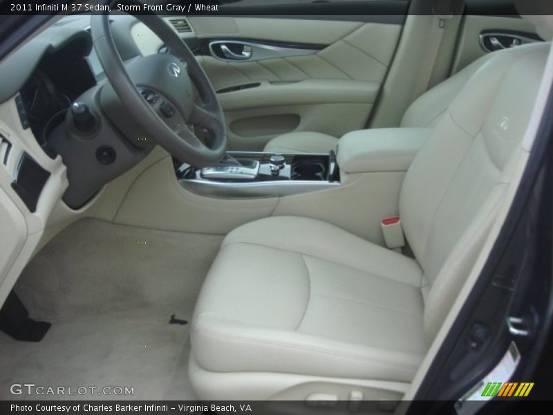 Storm Front Gray / Wheat 2011 Infiniti M 37 Sedan
