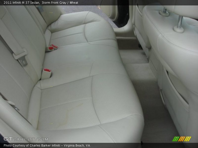 Storm Front Gray / Wheat 2011 Infiniti M 37 Sedan