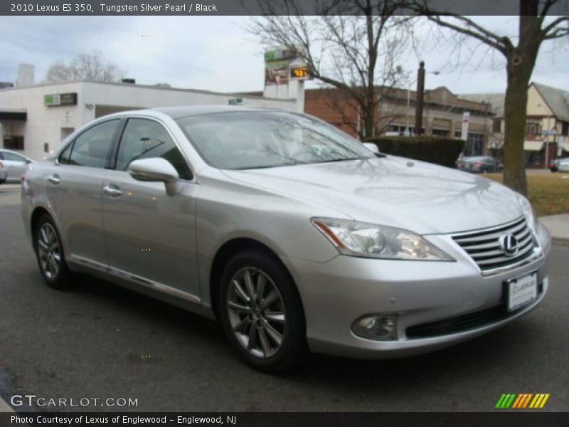 Tungsten Silver Pearl / Black 2010 Lexus ES 350