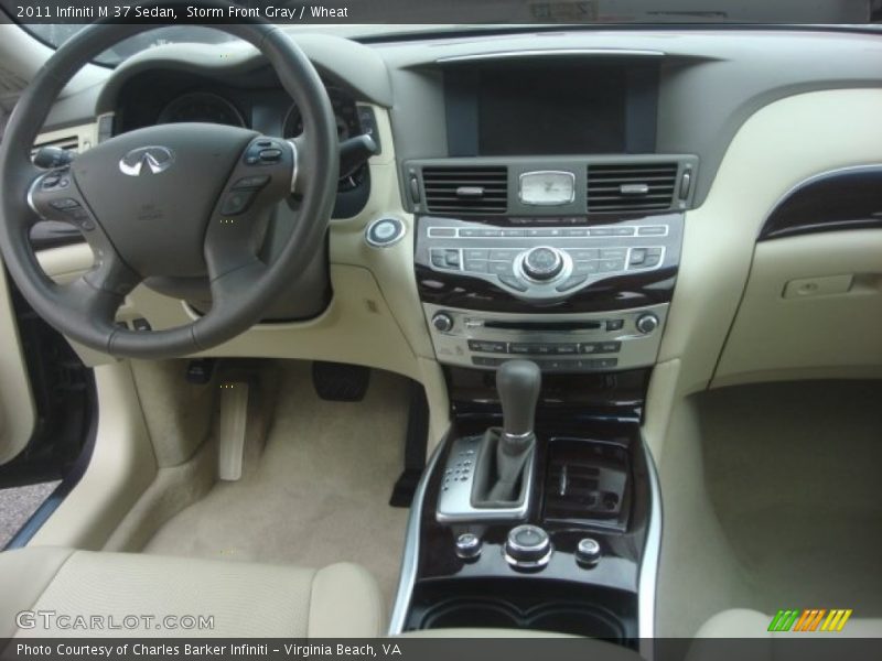 Storm Front Gray / Wheat 2011 Infiniti M 37 Sedan