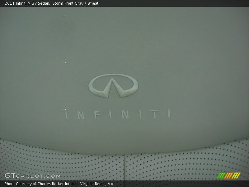Storm Front Gray / Wheat 2011 Infiniti M 37 Sedan