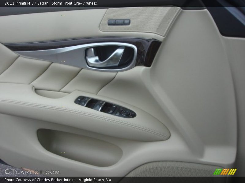 Storm Front Gray / Wheat 2011 Infiniti M 37 Sedan