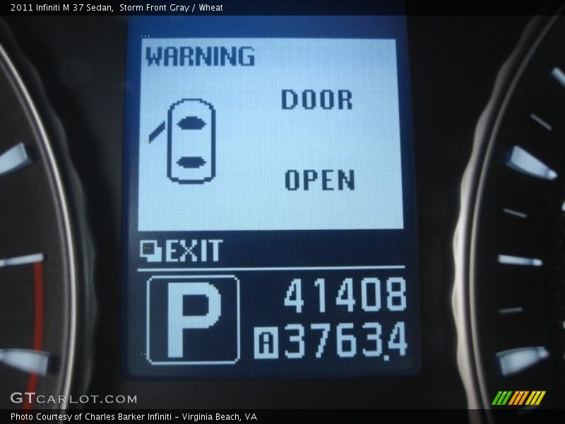 Storm Front Gray / Wheat 2011 Infiniti M 37 Sedan