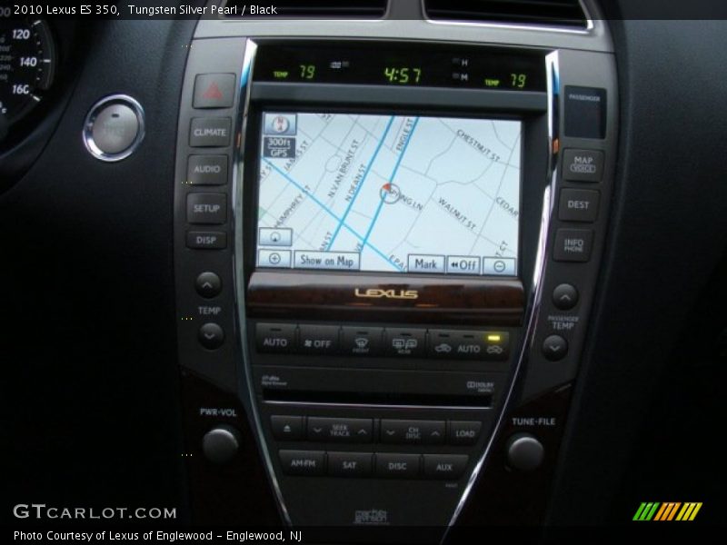 Tungsten Silver Pearl / Black 2010 Lexus ES 350
