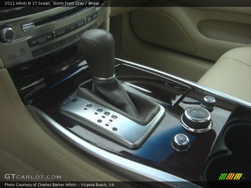 Storm Front Gray / Wheat 2011 Infiniti M 37 Sedan