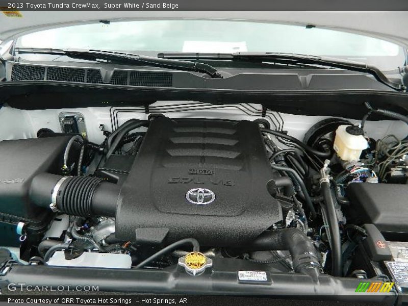 Super White / Sand Beige 2013 Toyota Tundra CrewMax