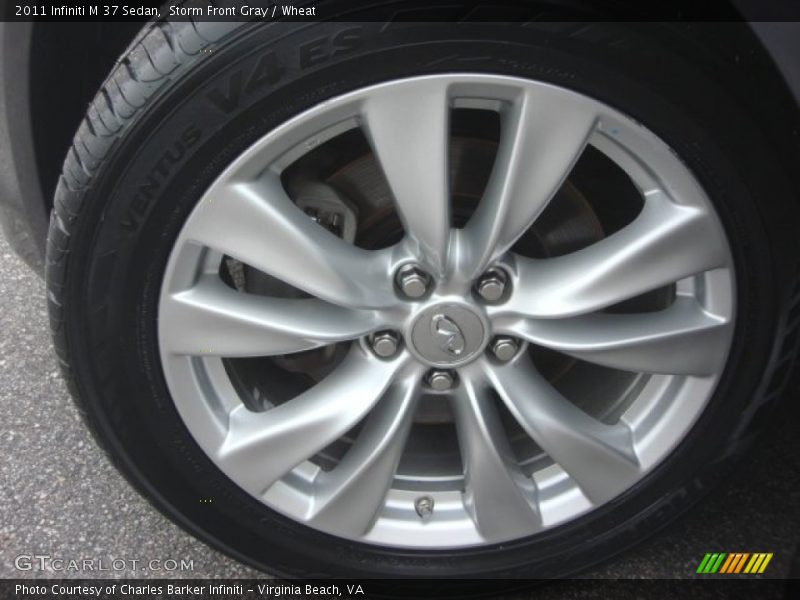 Storm Front Gray / Wheat 2011 Infiniti M 37 Sedan