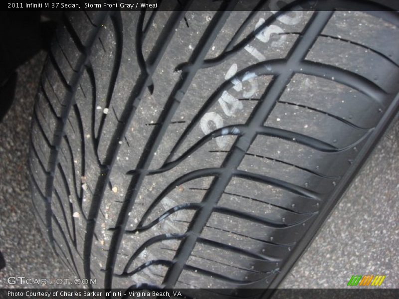 Storm Front Gray / Wheat 2011 Infiniti M 37 Sedan
