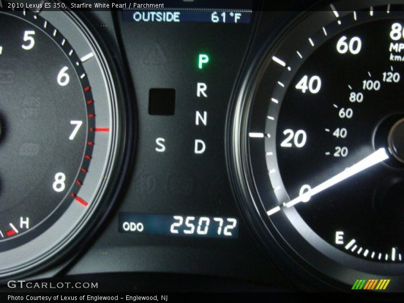 Starfire White Pearl / Parchment 2010 Lexus ES 350