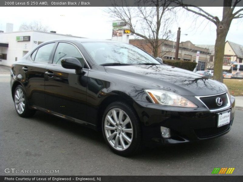 Obsidian Black / Black 2008 Lexus IS 250 AWD