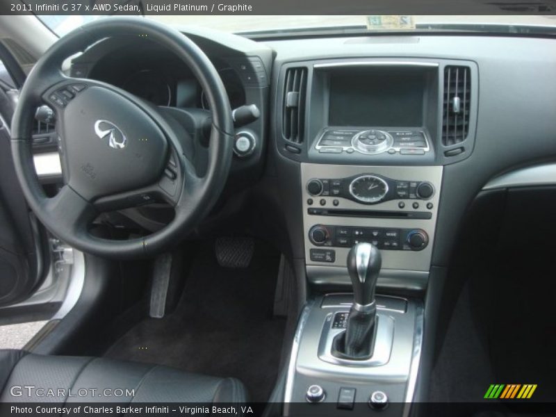 Liquid Platinum / Graphite 2011 Infiniti G 37 x AWD Sedan