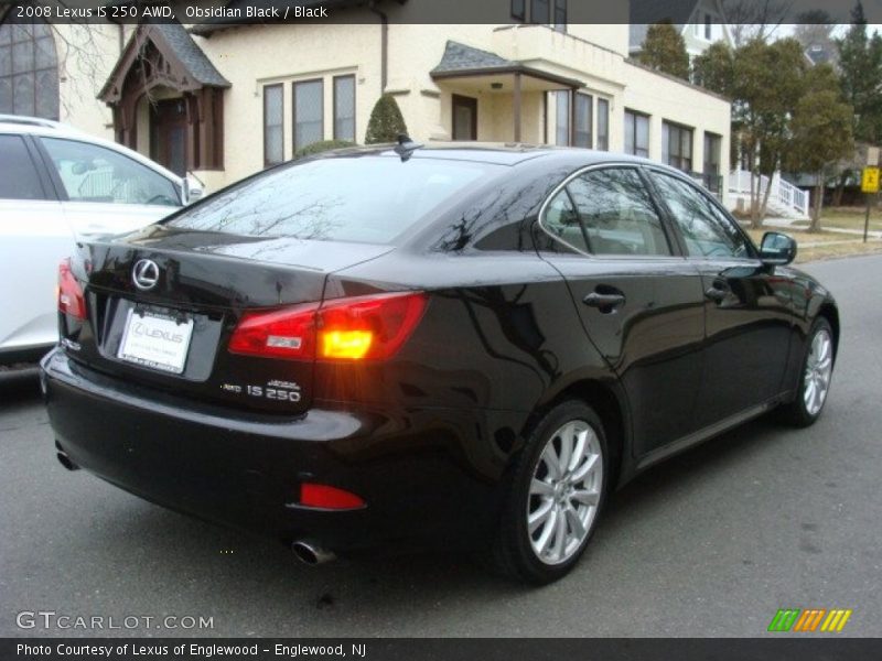 Obsidian Black / Black 2008 Lexus IS 250 AWD