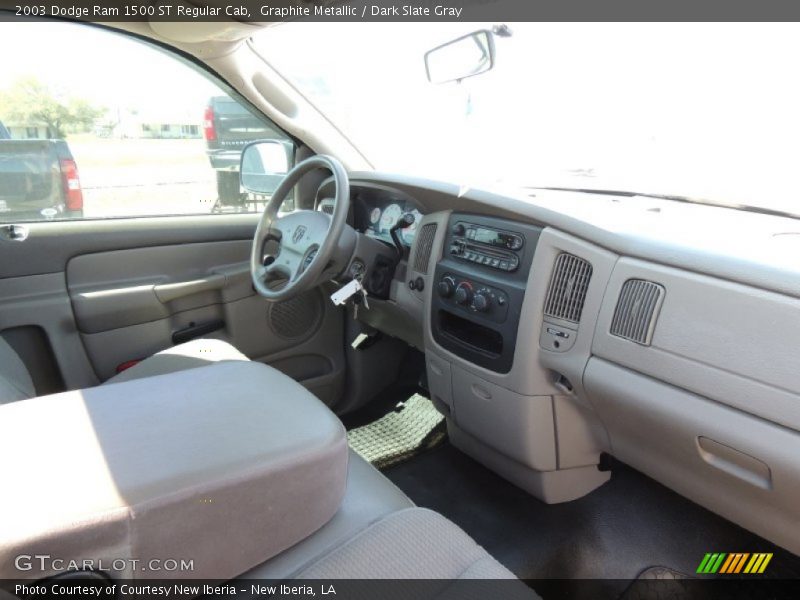 Graphite Metallic / Dark Slate Gray 2003 Dodge Ram 1500 ST Regular Cab