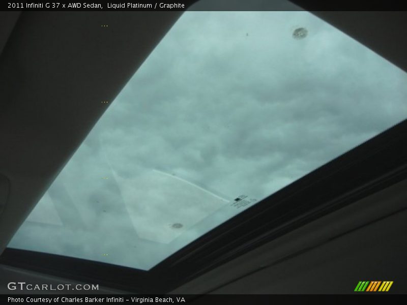 Liquid Platinum / Graphite 2011 Infiniti G 37 x AWD Sedan