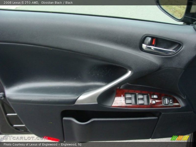 Obsidian Black / Black 2008 Lexus IS 250 AWD