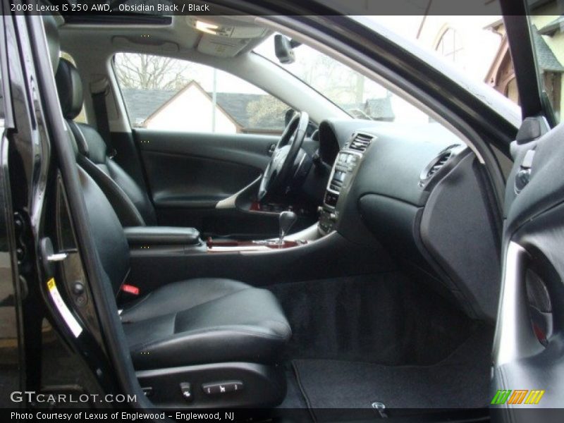 Obsidian Black / Black 2008 Lexus IS 250 AWD
