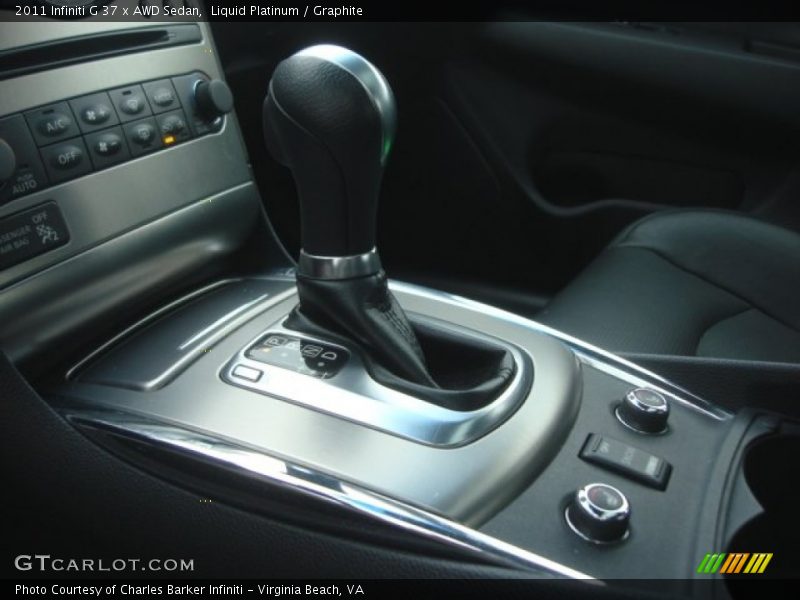 Liquid Platinum / Graphite 2011 Infiniti G 37 x AWD Sedan