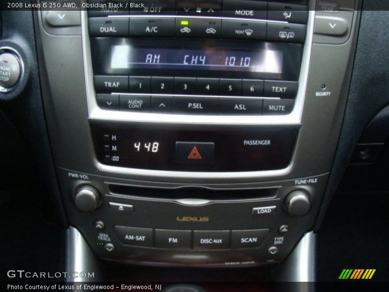 Obsidian Black / Black 2008 Lexus IS 250 AWD