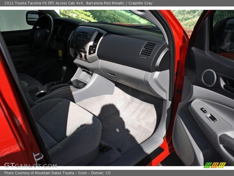 Barcelona Red Metallic / Graphite Gray 2011 Toyota Tacoma V6 SR5 Access Cab 4x4